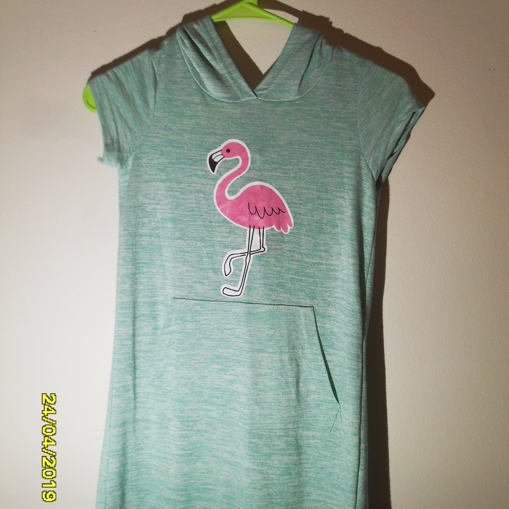 NEW LITTLE GIRLS SWIMSUIT COVER UP SIZE 8